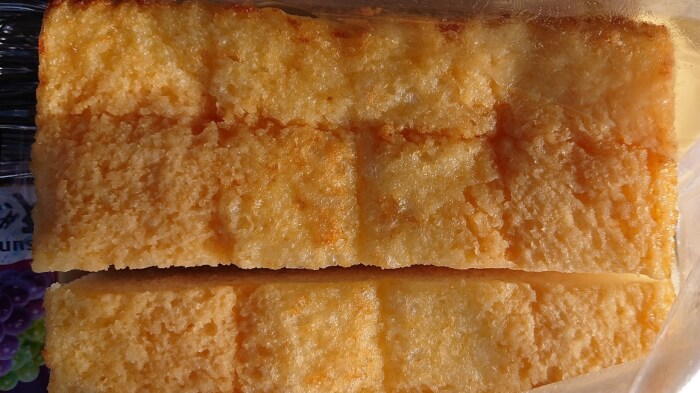 ローソンの発酵バター香る旨じゅわフレンチトースト本体焼き面1