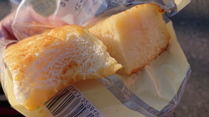 ローソンの発酵バター香る旨じゅわフレンチトースト本体焼き面2